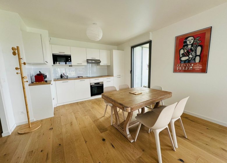 Cuisine de l'Appartement Presqu'île à Caen en Normandie